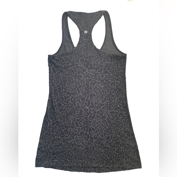 LULULEMON Black & Gray Cool Racerback Tank Top - Picture 6 of 8